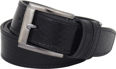 

Havealook Men Casual Black Texas Leatherite Belt