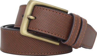 

Havealook Men Casual Tan Texas Leatherite Belt