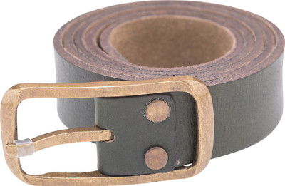 

Spykar Men Casual Green Genuine Leather Belt