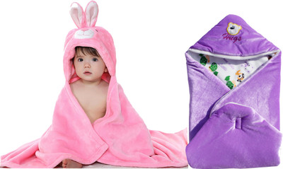 

My NewBorn Cartoon  Crib Baby Blanket(Polyester, Pink, Purple
