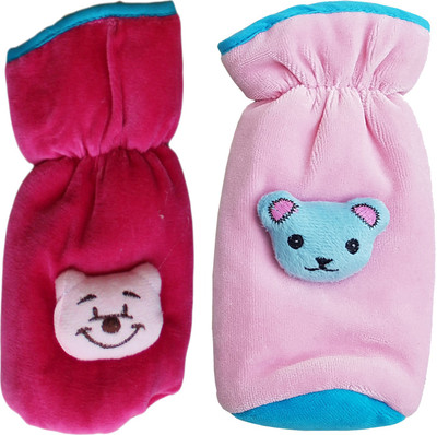 

MY Newborn High Quality Daily use attractive Teddy Velvet Bottle Cover(Rani:Pink