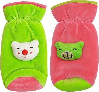 

MY Newborn High Quality Daily use attractive Teddy Velvet Bottle Cover(Green, Red