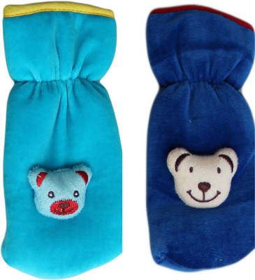 

MY Newborn High Quality Daily use attractive Teddy Velvet Bottle Cover(Blue