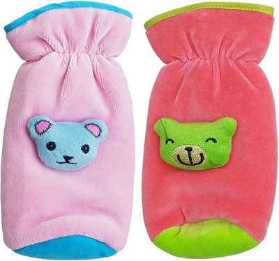 

MY Newborn High Quality Daily use attractive Teddy Velvet Bottle Cover(Red:Pink