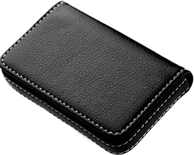 

Stealodeal Black Leatherite Soft Leather Wallet 15 Card Holder(Set of 1, Black)