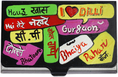 

LazyBrats Steel 24 Card Holder(Set of 1, Multicolor)