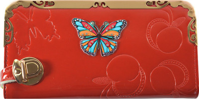 

Glitters Online Casual Red Clutch