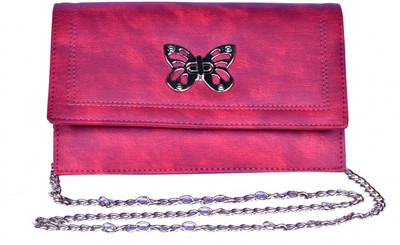 

Aliya Party Maroon Clutch