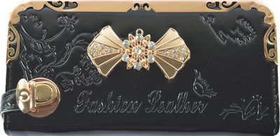 

Glitters Online Casual Black Clutch