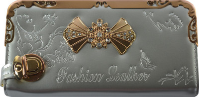

Glitters Online Casual Grey Clutch