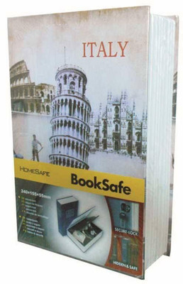 

Atpata Funky Secret Book Safe with Key Lock (Pisa) Coin Bank(Multicolor)