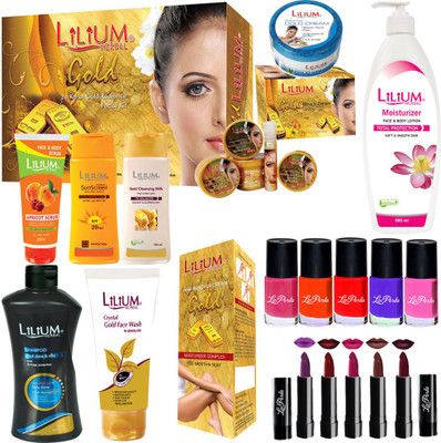 

Adbeni Super Speciality Flash Skin Care & Makeup Combo - Set Of 21 Pc(Set of 21)