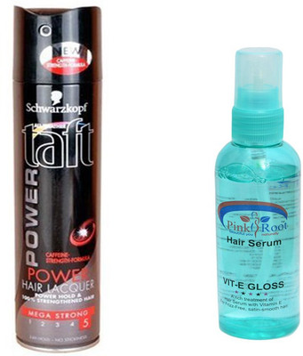 

Schwarzkopf POWER HAIR STYLING SPRAY WITH PINK ROOT HAIR SERUM Hair Styler