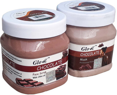 

Glow Right CHOCOLATE SCRUB With CHOCOLATE MASK(Set of 2)