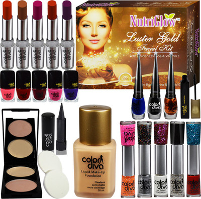 

Adbeni Festive Speciality Lanching Exclusive Combo Makeup-Sets of 29 Pc(Set of 29)