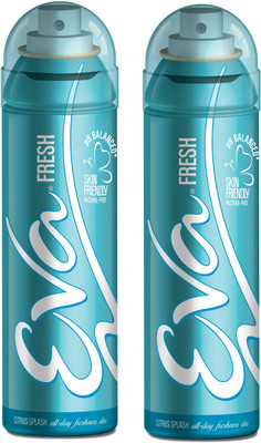 

EVA Deodorant Spray, Fresh, 125ml (Pack of 2) Deodorant Spray - For Women(125 ml, Pack of 2)