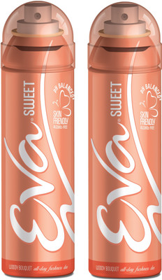 

EVA Deodorant Spray, Sweet, 125ml (Pack of 2) Deodorant Spray - For Women(125 ml, Pack of 2)