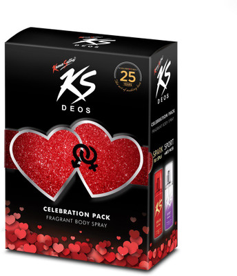 

KamaSutra DEOS CELEBRATION PACK Body Spray - For Men(280 ml, Pack of 2)