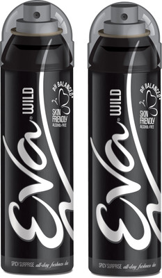 

EVA Deodorant Spray, Wild, 125ml (Pack of 2) Deodorant Spray - For Women(125 ml, Pack of 2)