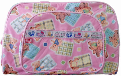 

Baby Nappy Changing Bag, Mother's Bag Pink Bear Baby Diaper Bag(Pink)