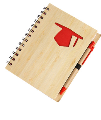 

Modish Book-size Notebook(Scholar Cap, Red)
