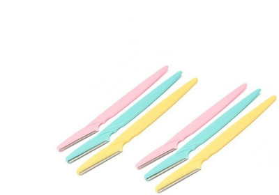 

One Personal Care Eyebrow Shaping Trimmer Tool with Cartridge Guard | 2 Sets Disposable Razor(Pack of 6)