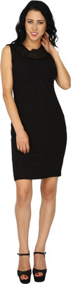

Svt Ada Collections Women's A-line Black Dress