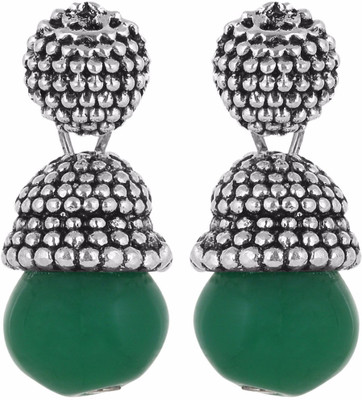 IDEAZ Ideaz Oxidised metal studded kundan drop earrings for women Alloy Drop Earring available at flipkart for Rs.149