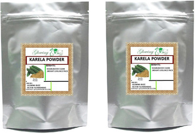 

Glowing Buzz Premium Karela Powder double pack 200 gram each(400 g)