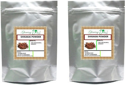 

Glowing Buzz Premium Shikhakai Powder double pack hair care 100 gram each2(200 g)