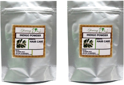 

Glowing Buzz Premium Indigo Powder double pack hair care 100 gram each2(200 g)