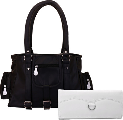 

Lady bar Shoulder Bag(Black)