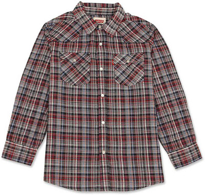 

Levi's Boys Checkered Casual Multicolor Shirt