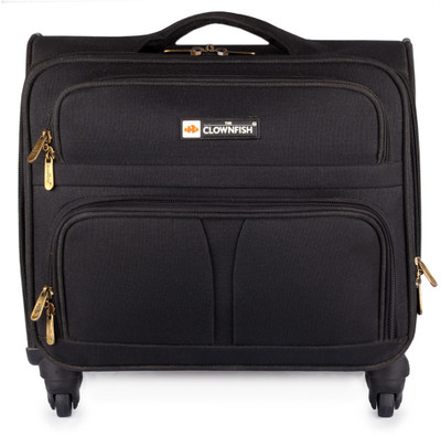 

The Clownfish 15.6 inch Expandable Trolley Laptop Strolley Bag(Black)