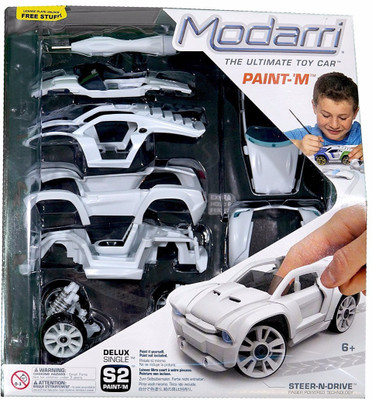 

MODARRI S2 Paint-It Muscle Car Delux Single - Build Your Car Kit Toy Set - Ultimate Toy Car(Multicolor)