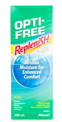 

Alcon Opti-Free Replenish (300 ml) Multi-Purpose Contact Lens Solution(300 ml)