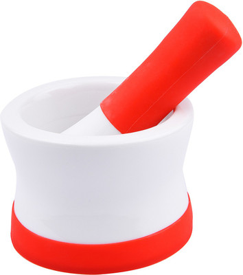 

Krauss Ceramic Masher(Red, White, Pack of 1)