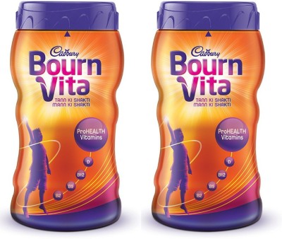 

Cadbury Bournvita Pro-Health Chocolate Drink, Jar (Pack of 2) 200 g(Pack of 2)