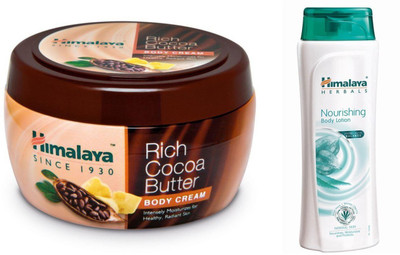 

Himalaya Cocoa Body Cream 200ml and Body Lotion 400ml(400 ml)