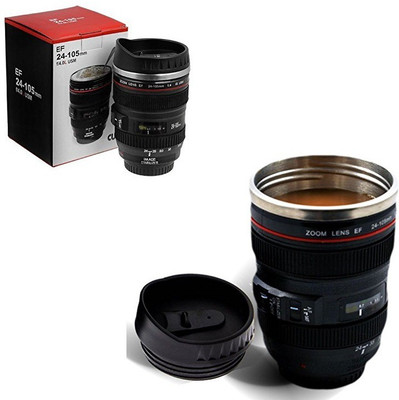 Generic Camera Lens Coffee-mug Stainless Steel, Plastic Coffee Mug(150 ml)