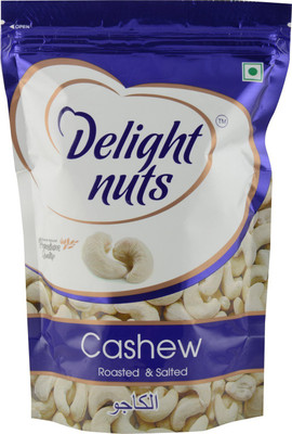 

Delight Nuts Roasted and Salted, 200g Cashews(200 g, Pouch)