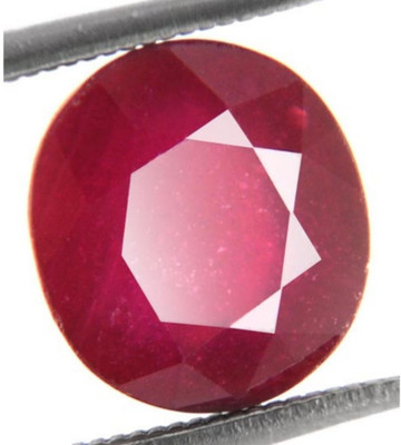 AJ 6.50 Ratti Certified Burma Ruby Gemstone Ruby Stone