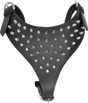 

Leather Craft Dog Chest Harness Dog Standard Harness(, Black