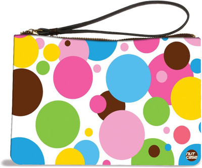 

Nutcaseshop Colorful Polka Dot Kids Pouch(Multicolor)