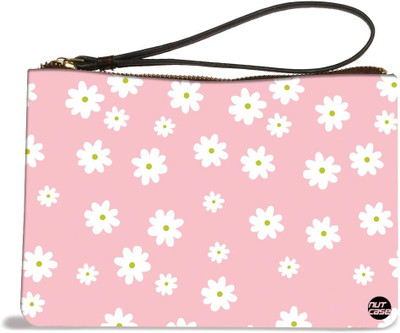 

Nutcaseshop Pink Flowers Kids Pouch(Multicolor)