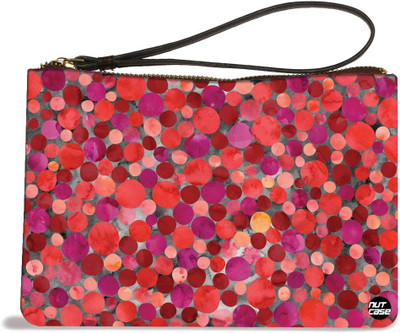 

Nutcaseshop Red Confetti Pouch(Multicolor)