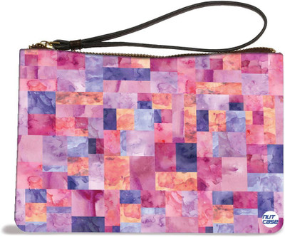 

Nutcaseshop Pink And Purple Stone Pouch(Multicolor)