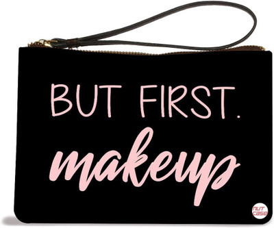 

Nutcaseshop But First Makeup Pouch(Multicolor)