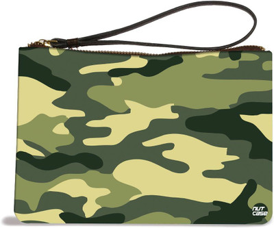 

Nutcaseshop Army Green Camo Military Pouch(Multicolor)