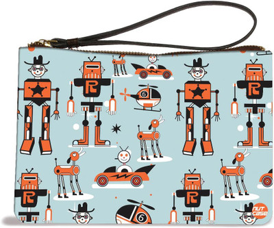 

Nutcaseshop Robots Pouch(Multicolor)